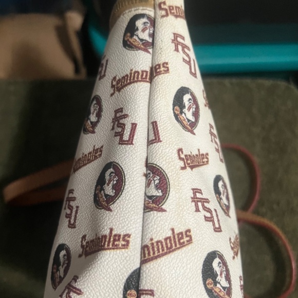 Dooney & Bourke Florida State Seminoles, FSU Crossbody Twin Zipper Bag / Purse - Picture 4 of 6